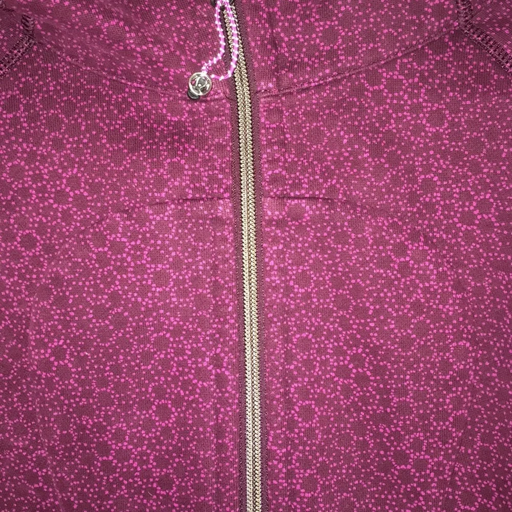 LULULEMON SCUBA ZIP UP  HOODIE III IN STAR PIXEL RASPBERRY - Picture 2 of 9